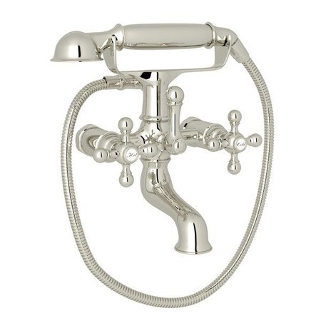 ROHL Arcana Exposed Wall Mount Tub Filler AC7X-PN